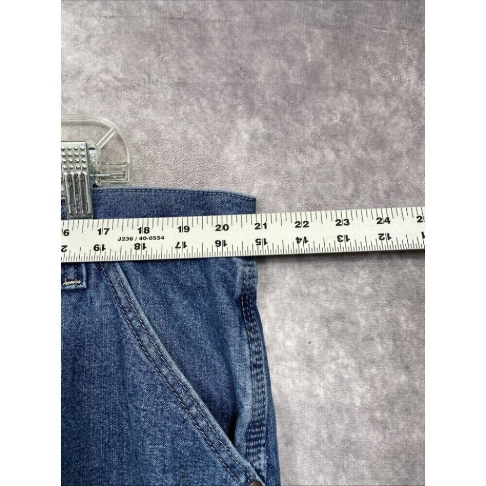 Wrangler Carpenter Jeans Mens 42x30 Blue Denim Utility Work Gorpcore Outdoors - Picture 6 of 8